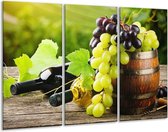 Peinture sur verre Cuisine, Raisins | Vert, marron | 120x80cm 3 Liège | Tirage photo sur verre |  F007493