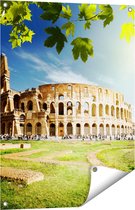 Gards Tuinposter Colosseum in Rome, Itali� - 60x80 cm - Tuindoek - Tuindecoratie - Wanddecoratie buiten - Tuinschilderij