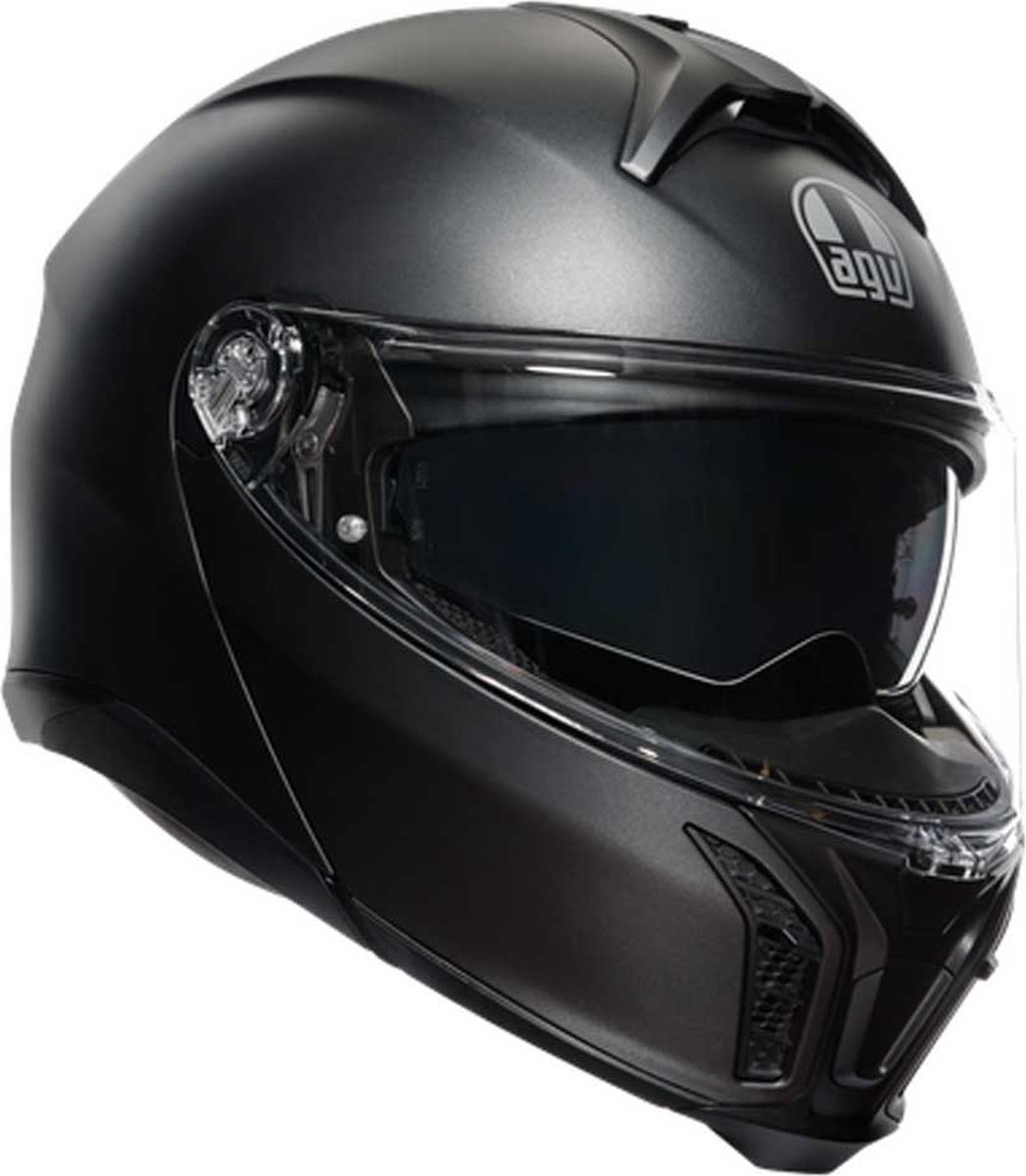 AGV Tourmodular motorhelm mono mat zwart systeemhelm M