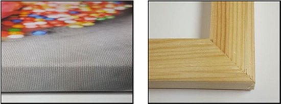 Peinture sur toile Cerf | Marron, jaune | 140x90cm 1 Liège