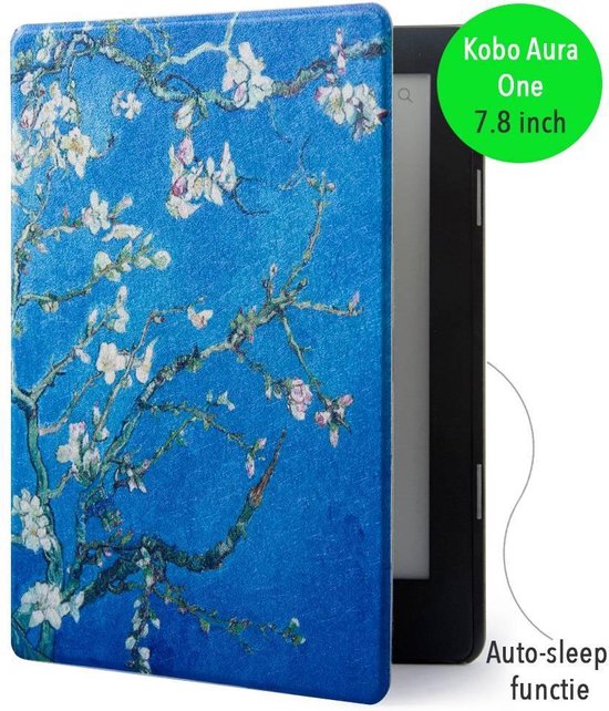 Lunso - sleepcover flip hoes - Kobo Aura One (7.8 inch) - Van Gogh  amandelboom | bol.com