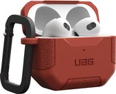 UAG Hoesje siliconen Geschikt voor AirPods 3 (2021) - UAG Scout AirPods Case - rood