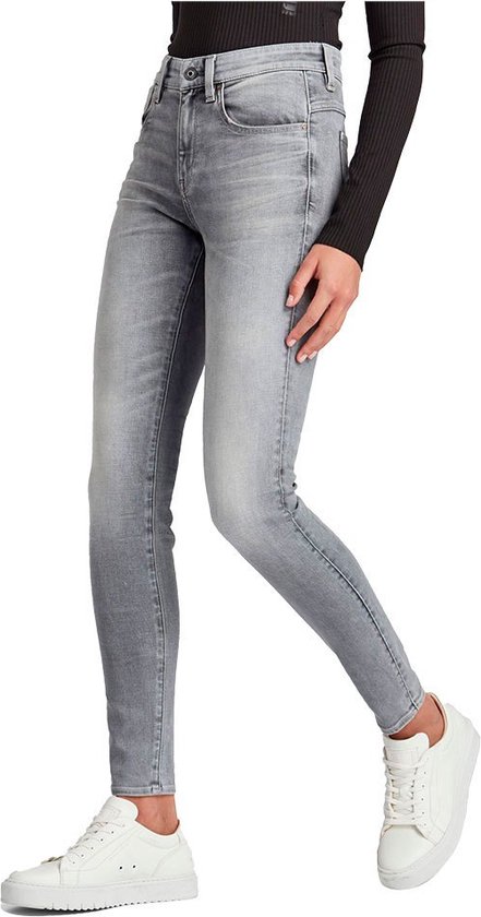 G-STAR Lhana Skinny Jeans Dames Grey Sun L30 - | bol - W26 Faded - Glacier X