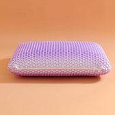 Honeycomb TPE Pillow - Ervaar het beste hoofdkussen - 30 nachten proefslapen - Kern van 'slow rebound' memory foam voor perfecte ondersteuning - buitenlaag van 3D TPE voor ideale slaaptemperatuur - Tijdelijk gratis: Mesh-kussensloop