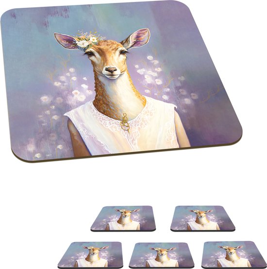 Cinderella Flora dekbedovertrek ivoor - 2-persoons (200x200/220 cm 2 slopen