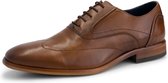 DenBroeck Platt St. Nette lage heren veterschoenen - Cognac Bruin leer - Maat 41