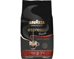 Lavazza Espresso Barista Gran Crema Koffiebonen - Koffie Blend van Robusta en Arabica Bonen - Intensiteit 8/10 - 1 kg