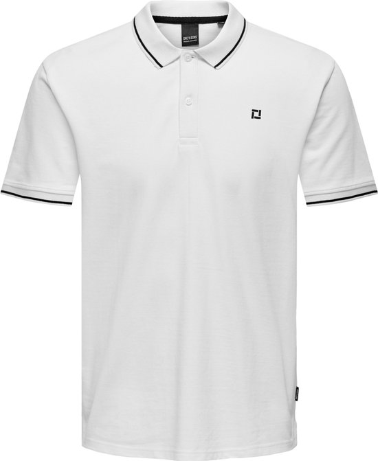 ONLY & SONS ONSFLETCHER LIFE SLIM SS POLO NOOS Heren Poloshirt - Maat L