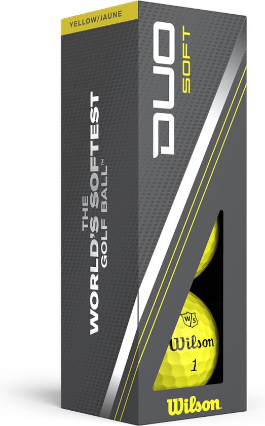 Wilson Staff DUO Soft Golfballen 2023 - Geel - 12 Stuks van Wilson — afbeelding 4