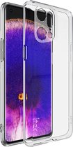 Lunso - Geschikt voor Oppo Find X5 Pro - TPU Backcover hoes - Transparant