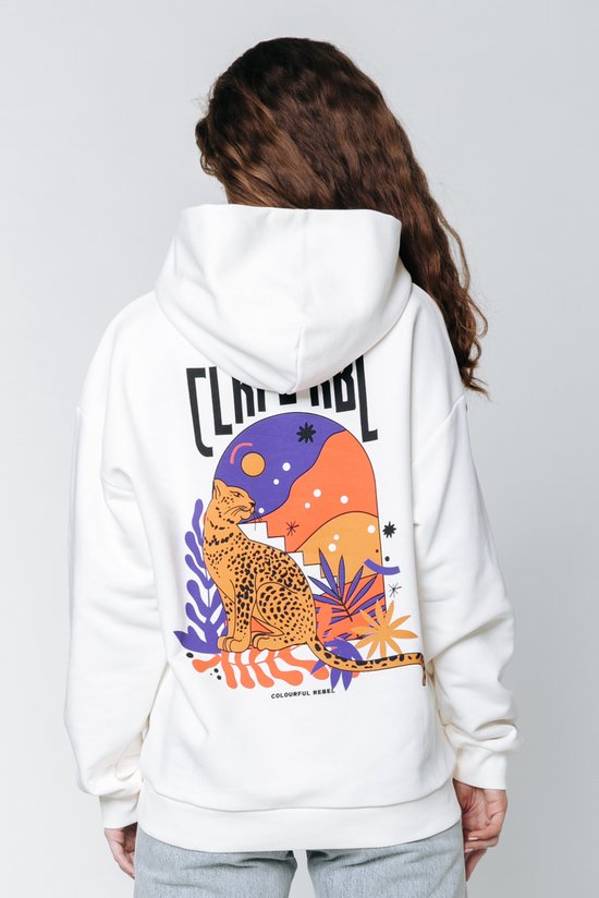 Sweat à capuche Colourful Rebel Panther Moon Clean - Taille M