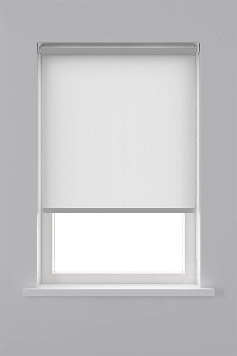 Decosol Rolgordijn Lichtdoorlatend - Helder Wit - Maat: 90 x 250 cm