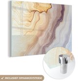 Peinture sur Verre - Marbre - Texture - Grès - 180x120 cm - Peintures sur Verre Peintures - Photo sur Glas