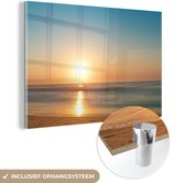 Peinture sur verre - Mer - Couleurs - Soleil - 120x80 cm - Peintures Plexiglas