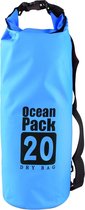 Blauwe Droogzak - Dry Bag - waterdichte tas 20L