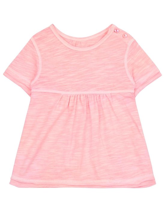 Timsy short sleeve top 35 pink garment dye slub jersey bio cotton Pink: 116/6yr