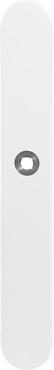 GPF8100.80 langschild XL 282x40x8,5mm PC72 afgerond wit