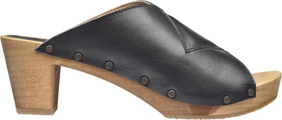 Sanita Wood-Sandale Kelo Square Flex NOIR - Taille 36