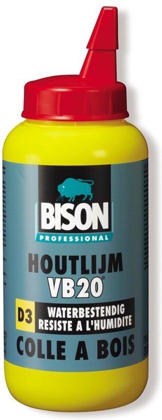 Bison professional houtlijm VB20 (D3) - 750 gram | bol