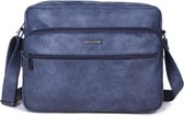 Wimona Cristina 4040 Schoudertas / Laptoptas - 15,6 inch - Donkerblauw