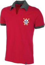 COPA - Maillot Rétro Voetbal Portugal 1972 - XXL - Rouge
