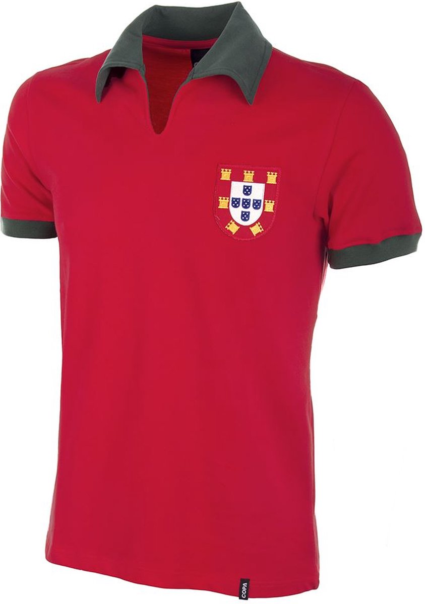 COPA - Portugal 1972 Retro Voetbal Shirt - XXL - Rood