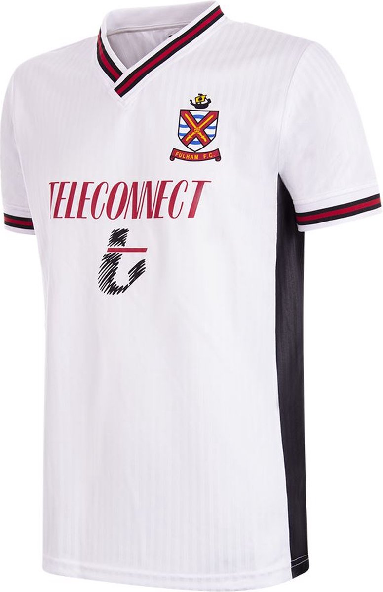 COPA - Fulham FC 1989 - 90 Retro Voetbal Shirt - XL - Wit