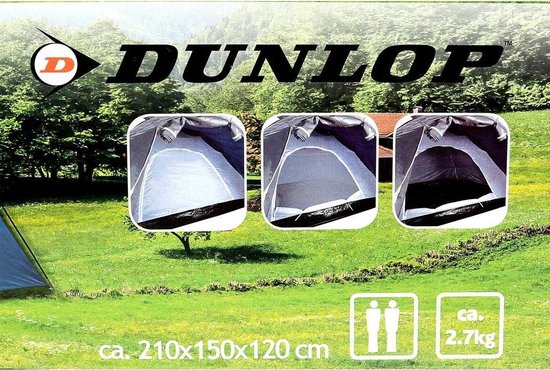 Dunlop Tent - Blauw - 2 Persoons — afbeelding 2