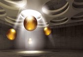 Fotobehang Sphere In The Light | PANORAMIC - 250cm x 104cm | 130g/m2 Vlies