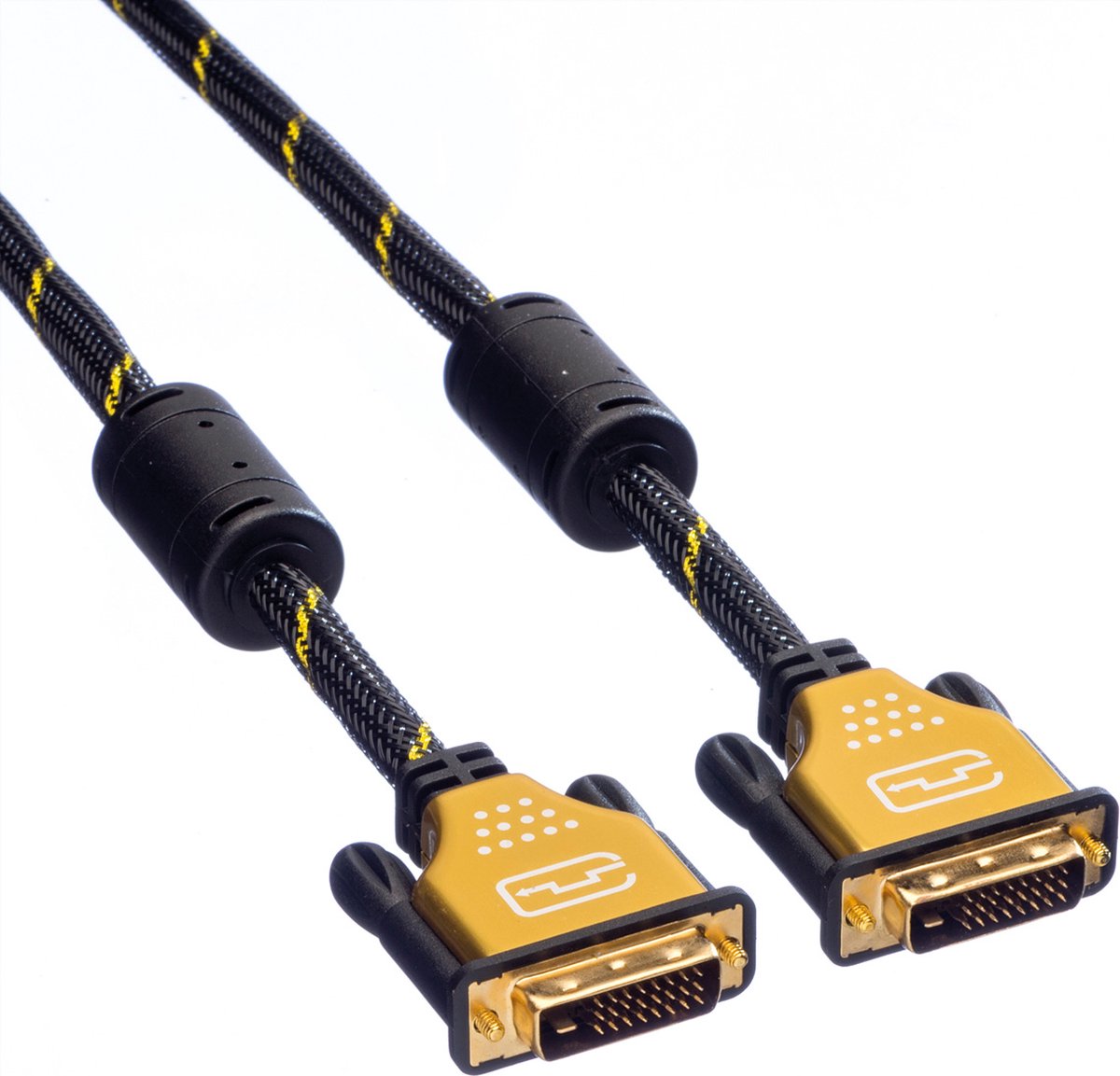 ROLINE GOLD Monitorkabel DVI, M-M, (24+1) dual link, 10 m