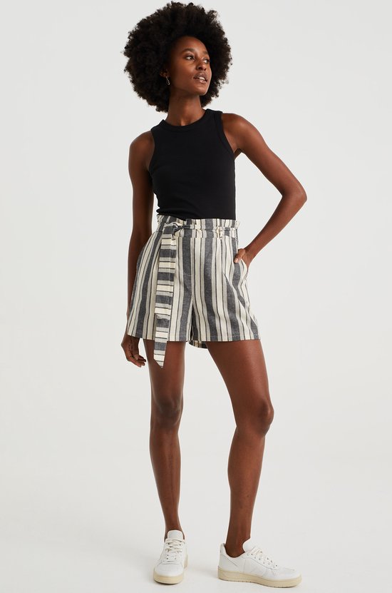 WE Fashion Débardeur femme côtelé