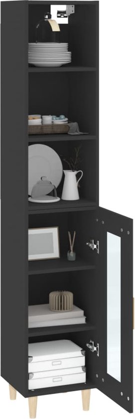 Dressoir, Opbergkast, 277x35x75 cm, Voor slaapkamer, kamer, Elektrische haard, Ladekast, Commode, Kaptafel, Make-uptafel, Eiken