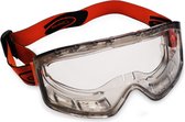 Climax Azahara NK - Lunettes de sécurité - Ajustement sur lunettes acides - Polycarbonate - Transparent - Bandeau réglable - Anti-buée