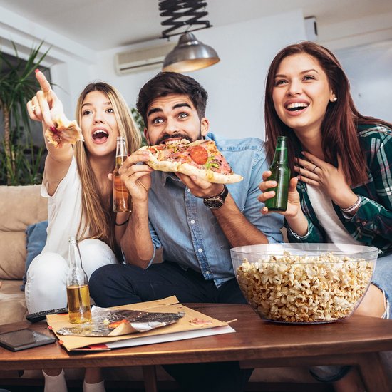 Lot de 5 bols à salade réutilisables – Plastique durable, volume de 3 500 ml, respectueux de l'environnement, Perfect pour la Prep des repas et les grands rassemblements.