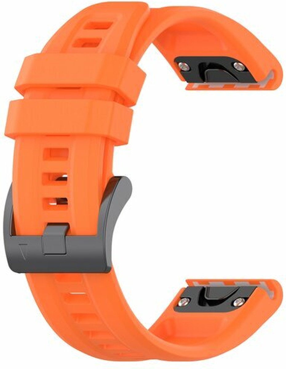 By Qubix Bracelet sport en Siliconen - Oranje - Garmin Forerunner 745 - 935  - 945 