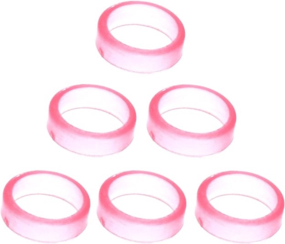 L-Style L Rings - Clear Red