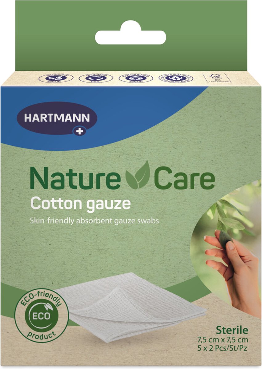 Goedkoopste Nature Care (PH) Gaaskompress Katoen 10 stuks