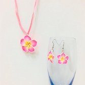 Fashionvibe.nl | Hawaiian Flower Set Pink