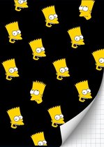 The Simpsons schrift - A4 - Geruit