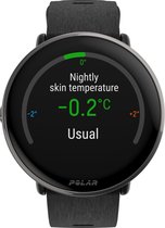 Polar Ingite 3 Titanium - Fitness Smartwatch & GPS Activity Tracker - Silicionen Zwart - S-L