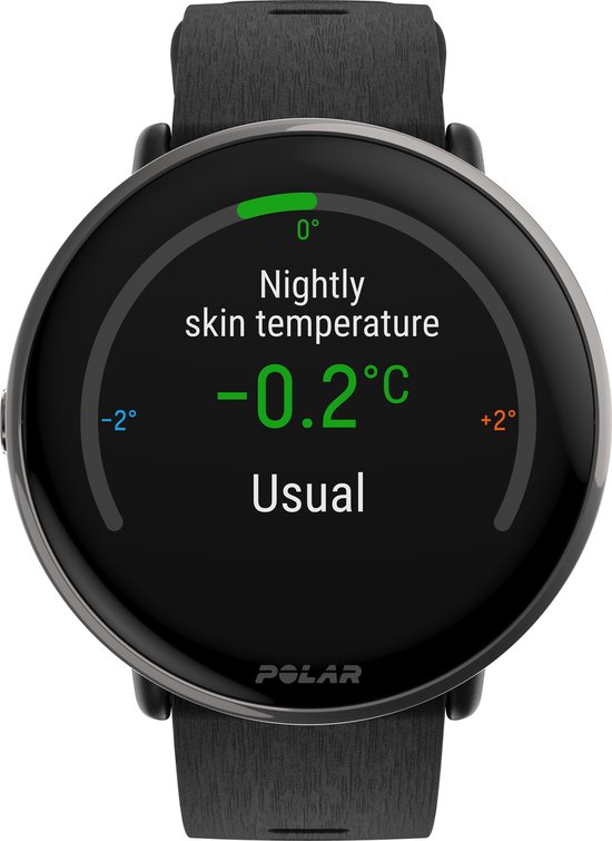Polar Ignite 3 Titanium - Fitness Smartwatch & GPS Activity Tracker - Siliconen Zwart - S-L