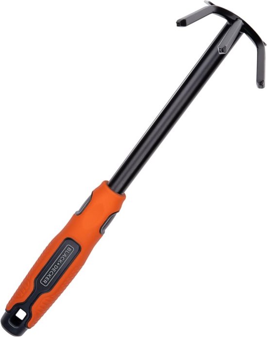 Gardena combisystem tuinhak: Schoffel met hartvormig blad, 2 tanden, werkbreedte 7 cm, gemaakt van hoogwaardig staal, met Duroplast gecoat (3215-20), 7 cm breed
