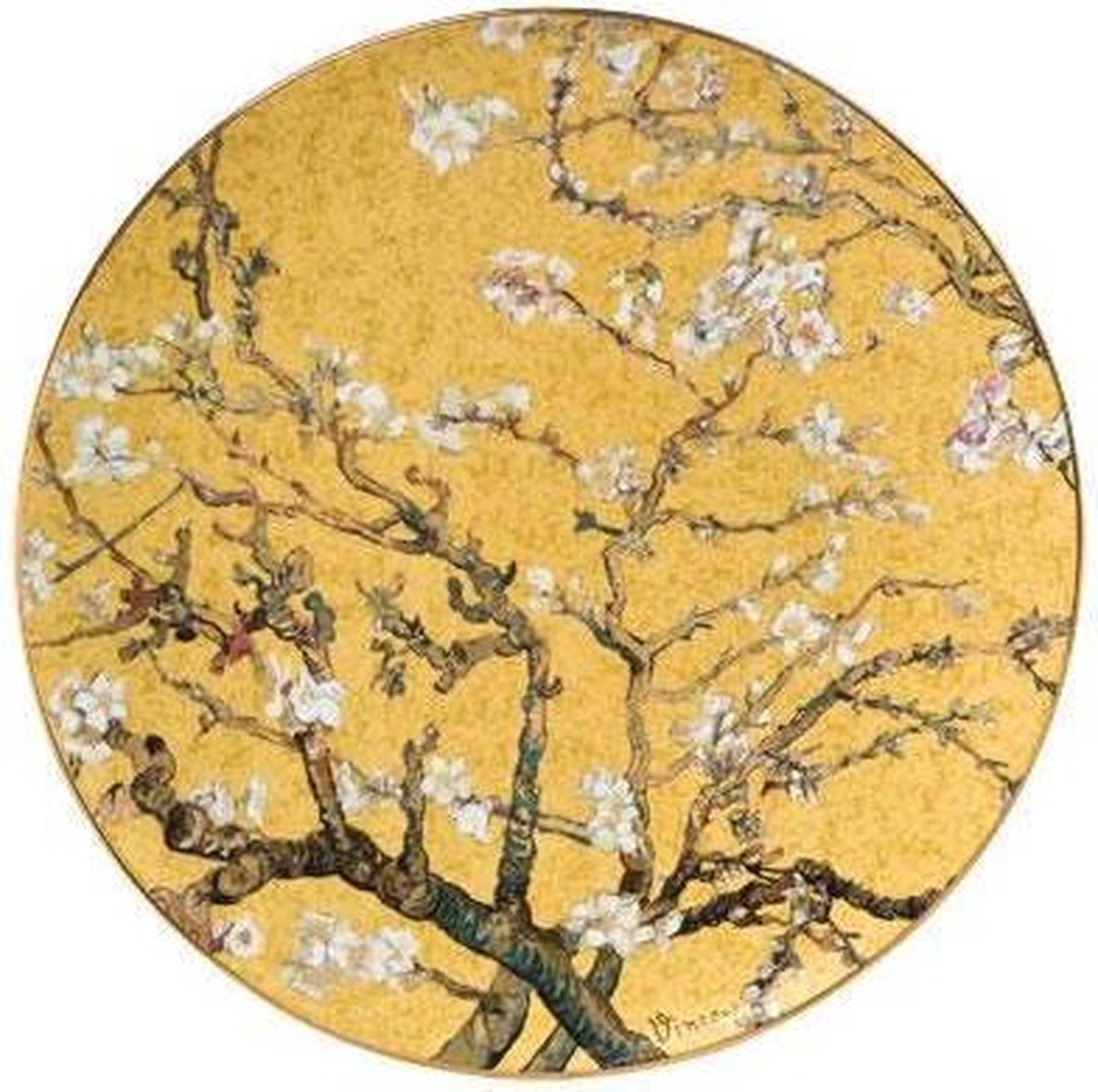 Vincent van Gogh: Almond Tree Goud - Muur Bord