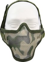 Fostex Airsoft beschermingsmasker woodland camo