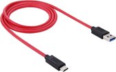 1m USB 3.1 Type C Male naar USB 3.0 Male Datakabel, voor Galaxy S8 & S8 + / LG G6 / Huawei P10 & P10 Plus / Xiaomi Mi 6 & Max 2 en andere smartphones