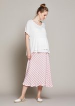 Skirt Breeze - Red-White Stripe, 40