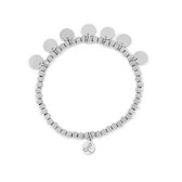 Bracelet ball beads 7 disc pendants