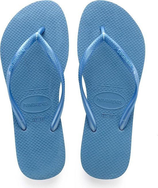 Havaianas Slippers Flipflops Slim Blauw Maat:37/38 | bol.com