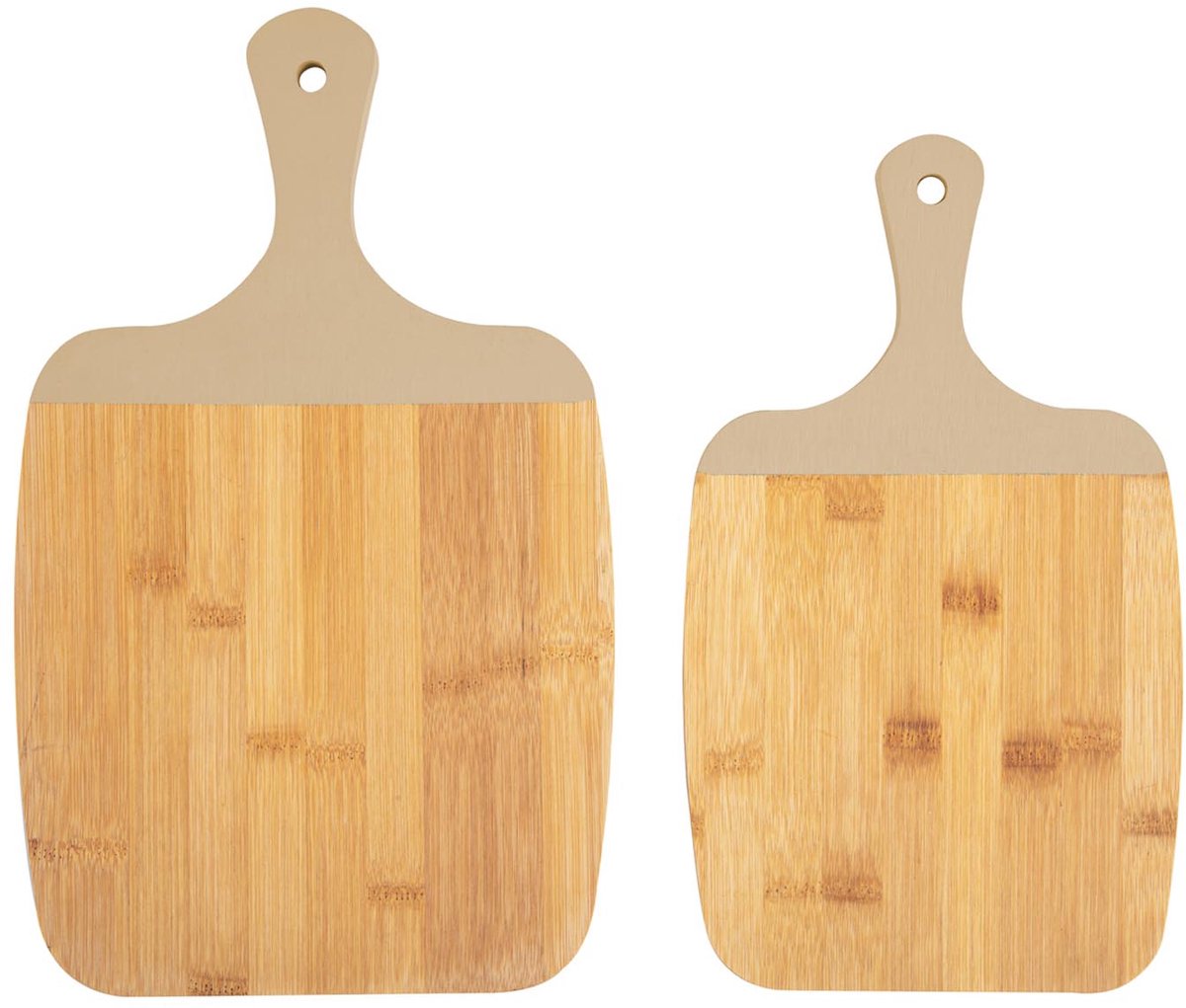 Present Time Snijplank set Gourmet - Bruin - 23x38 cm - Modern,Scandinavisch