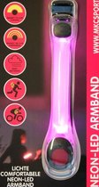 Neon-LED sportarmband neon roze (LEDARMRZ)